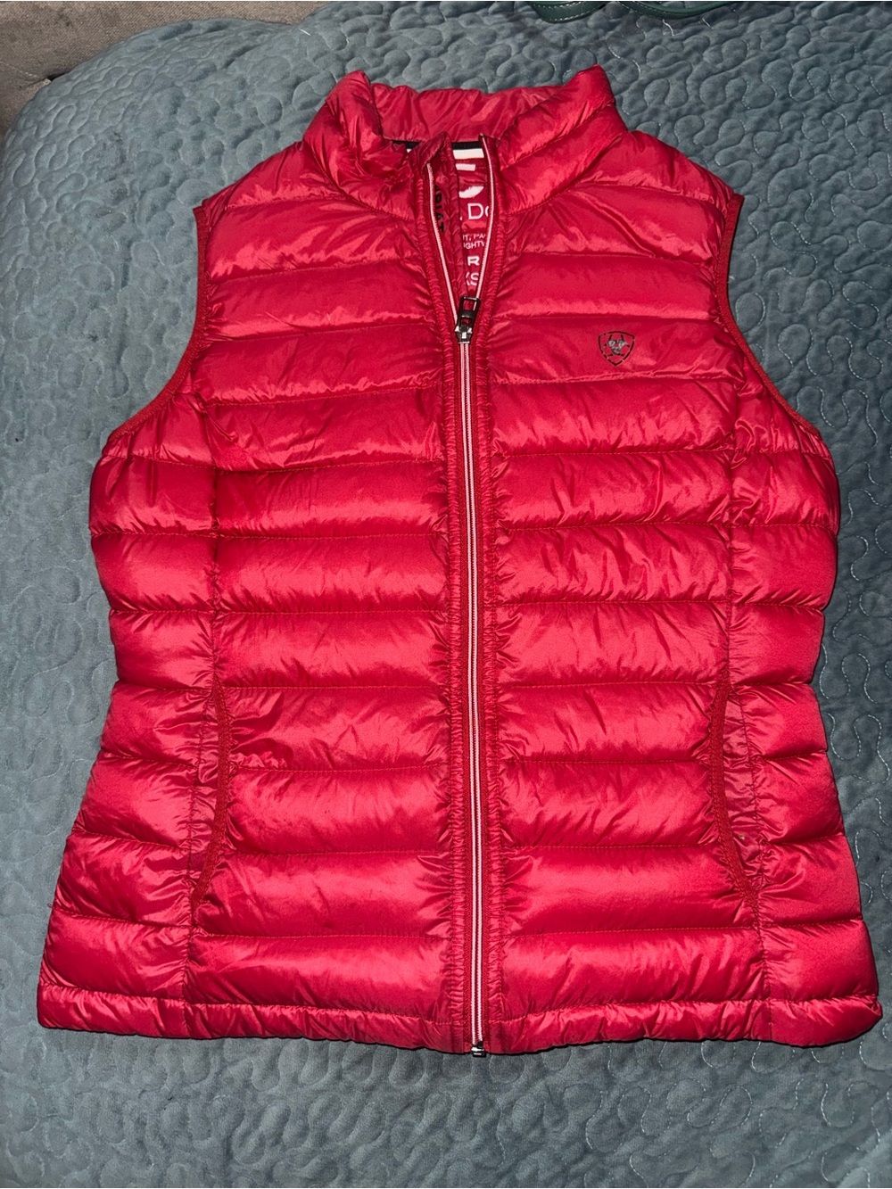 Ariat Bright Red Quilted Puffer Vest